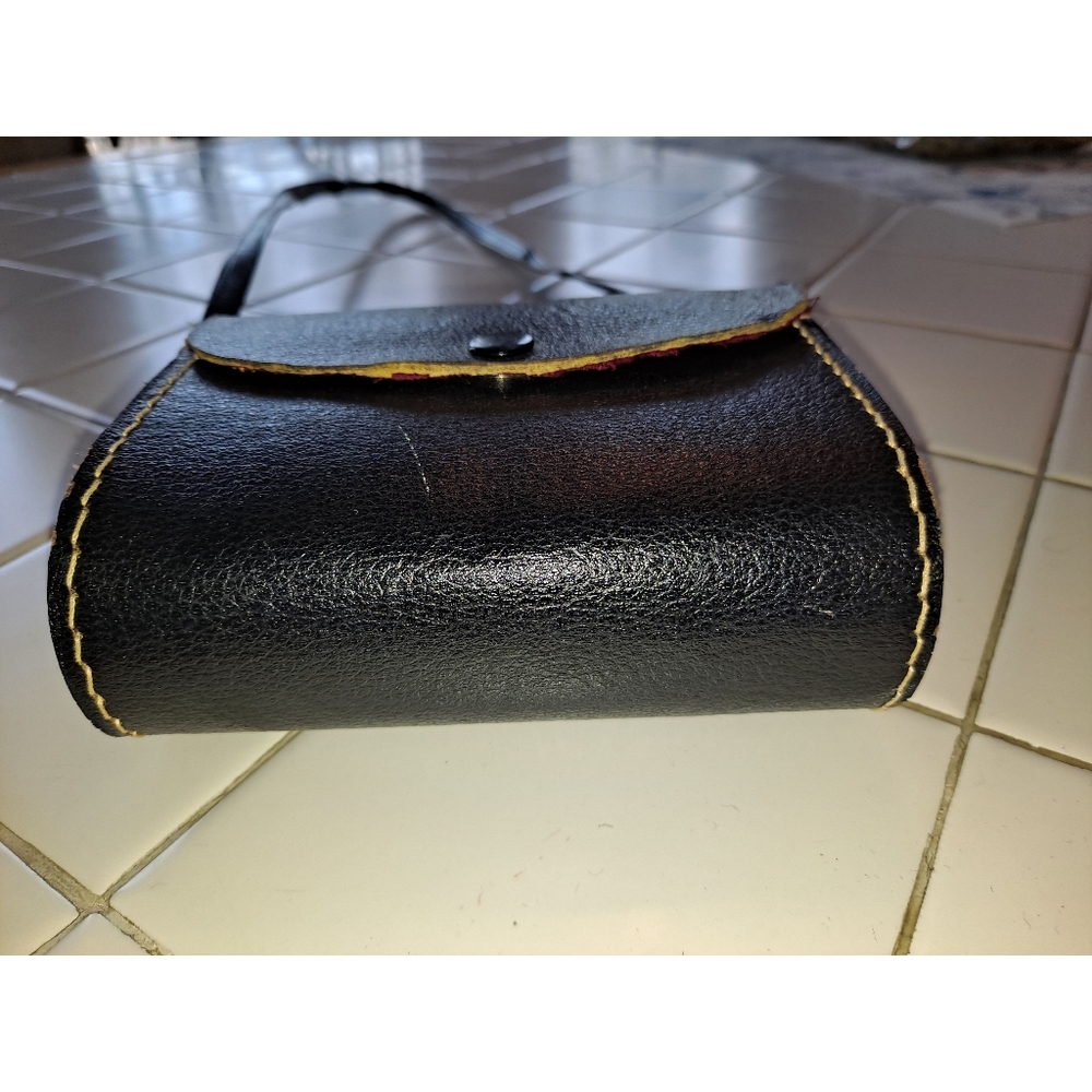 Carl Zeiss Jena black shoulder bag binocular vintage theater case purse opera - Picture 5 of 16